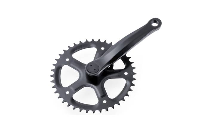 Hajtómű acél 46t 170mm acél kar - négyszögletes (jis) fekete