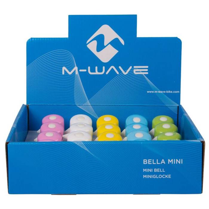 Csengő mini acél m-wave bella mini - 35 mm pasztell színekben