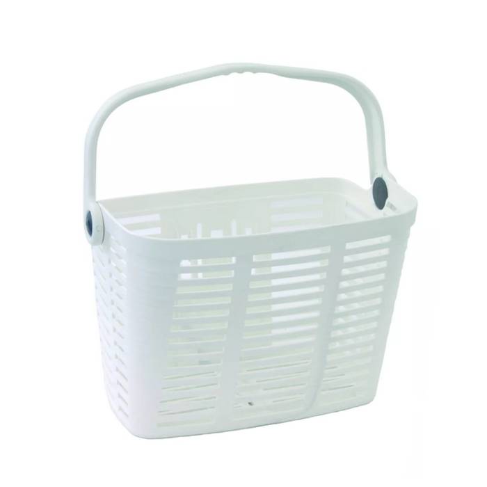 Kosár első plaza kormányra plasztik + konzol fehér