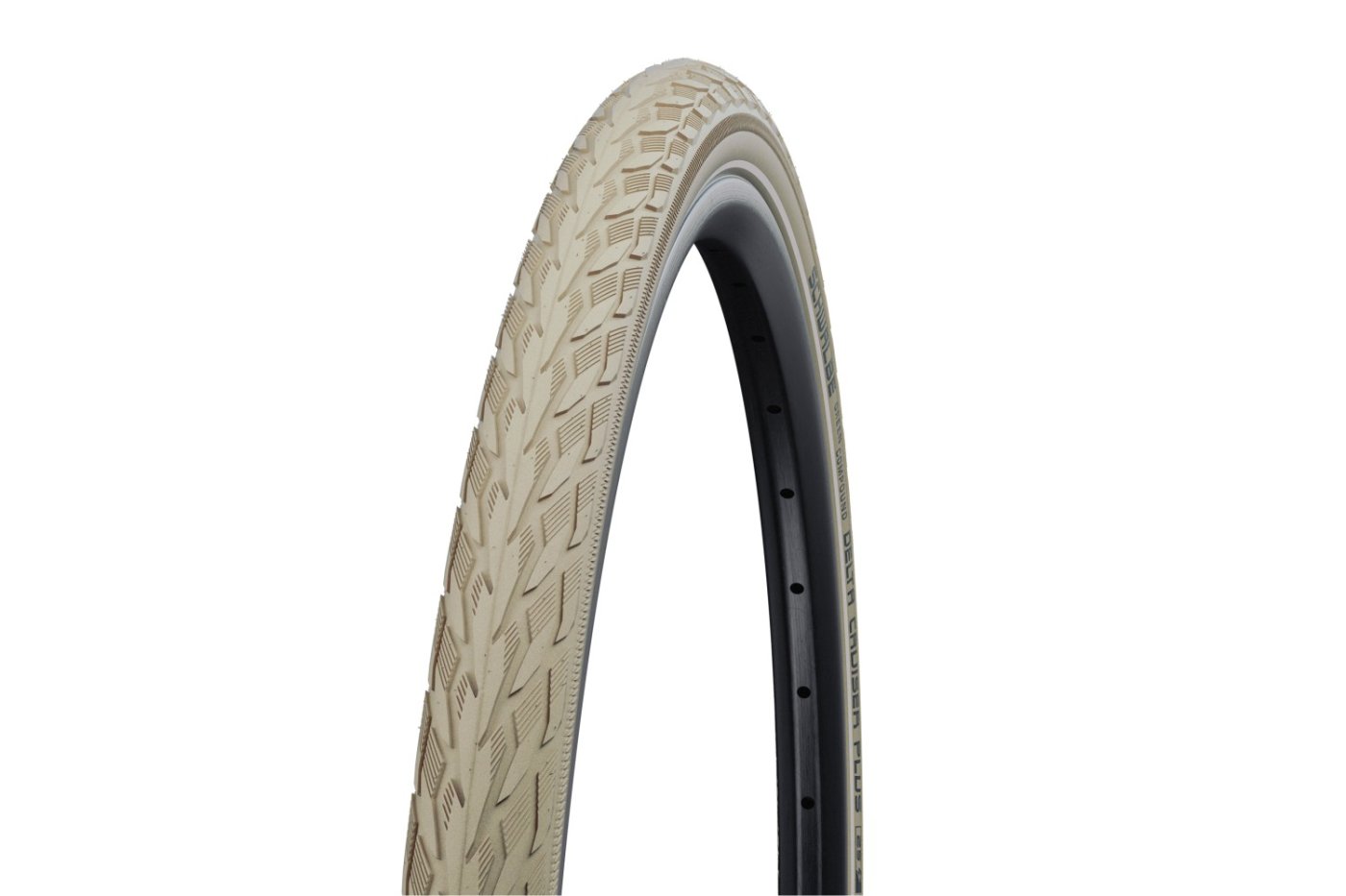 Köpeny 28x1-1/2 (40-635) schwalbe delta cruiser plus hs431 krém reflexcsíkos