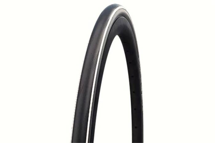 Köp 700x25c (25-622) 28x1,00 schwalbe one hs462a - folding fekete / fehér csíkos