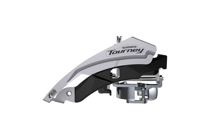 Váltó első 31,8/34,9 dual 48t shimano tourney ty601 ezüst / fekete