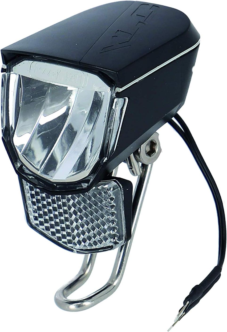 Lámpa első, Sirius D45, LED, 45 LUX, e-bike (6-48V), kapcsoló, CL-D08