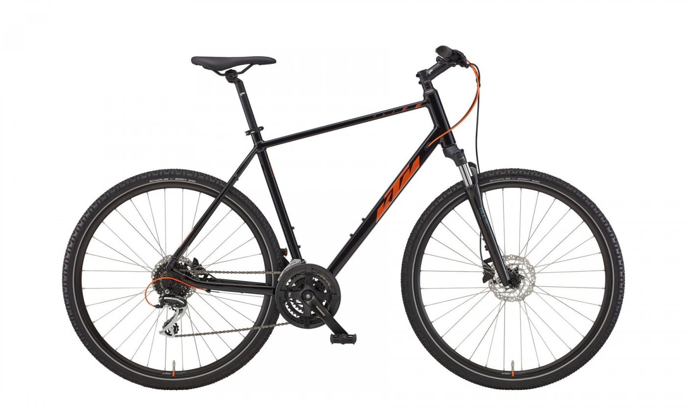 KTM X-life Track 60cm fekete kerékpár