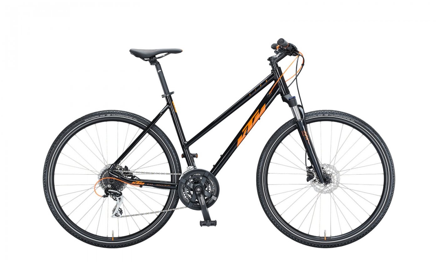 KTM X-life Track 51 cm női fekete kerékpár