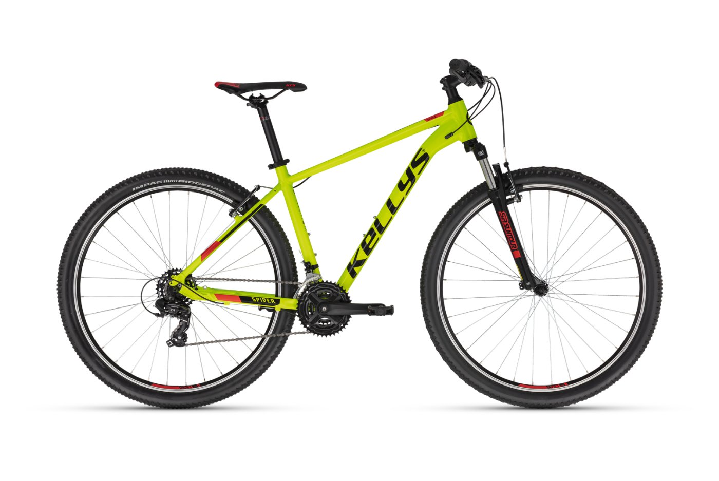 Kellys Spider 10 neonsárga S 27,5