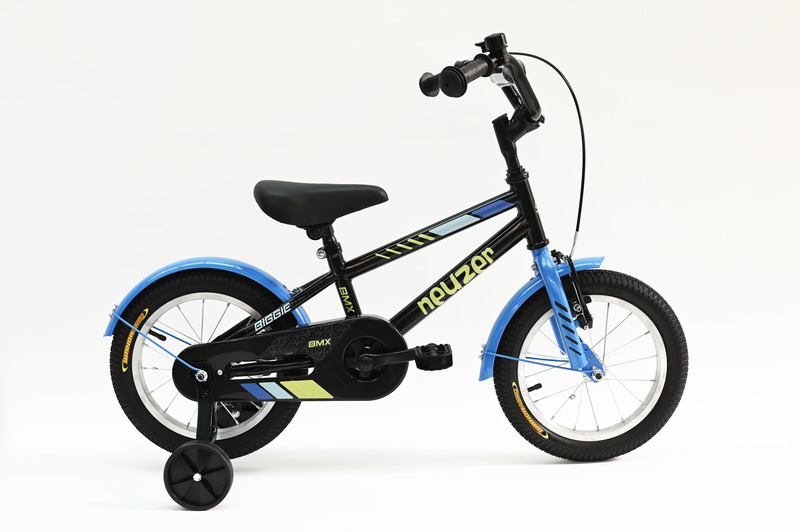 Neuzer BMX 16 fiú fekete/sárga-kék