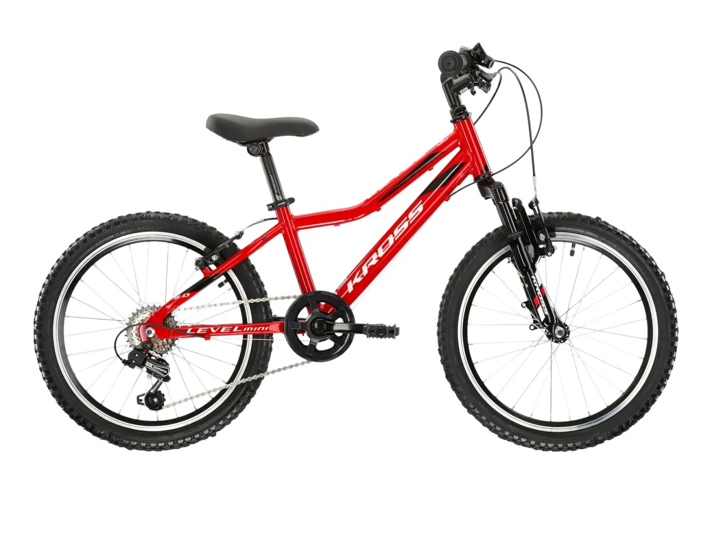 Kross Level Mini 2.0 piros fekete kerékpár