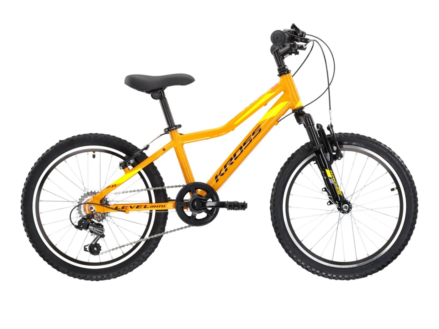 Kross Level Mini 2.0 sárga-fekete kerékpár
