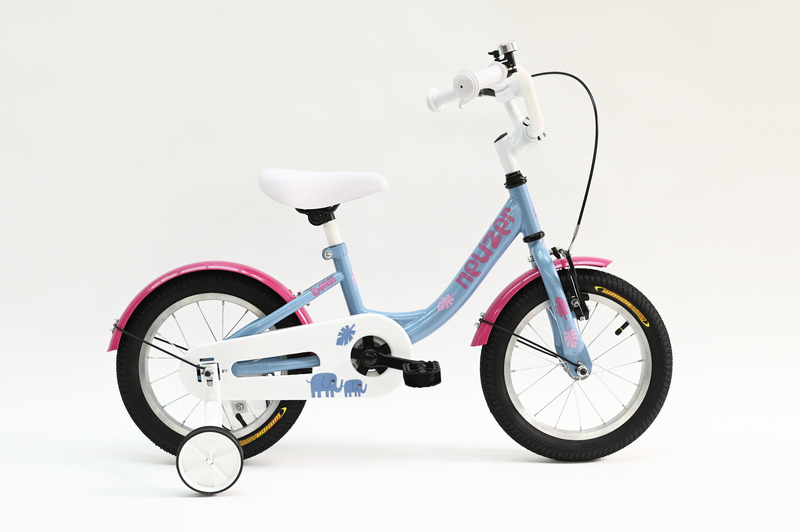 Neuzer BMX 14 lány kék/pink elefánt 