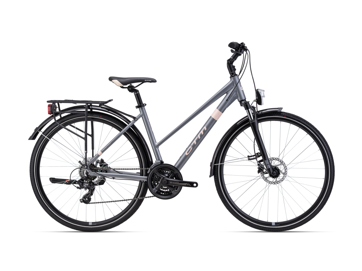 CTM 2026 MAXIMA 1.0 matt szürke M (16”) + TREK PACK