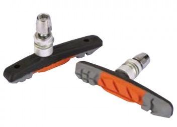 Fékbetét csavaros 72mm Ashima narancs/szürke aszimetrikus AP65VMAL