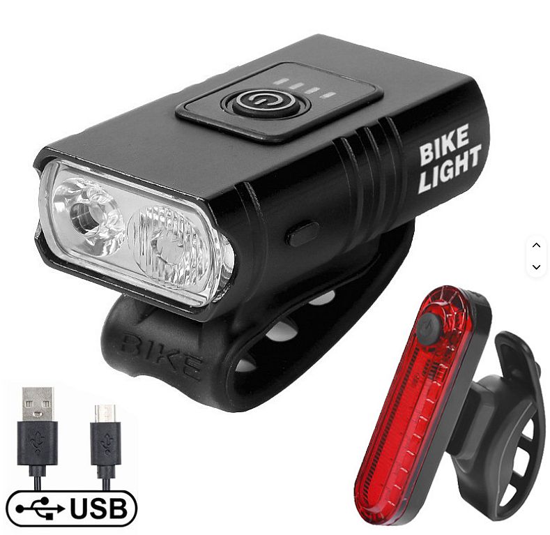 LÁMPA & VILLOGÓ SZETT SPYR CITY USB