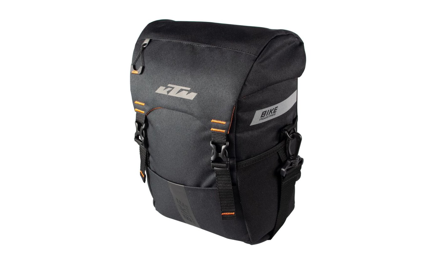 KTM TRAVELLER CARRIER BAG VARIO FEKETE/NARANCS 10.5L