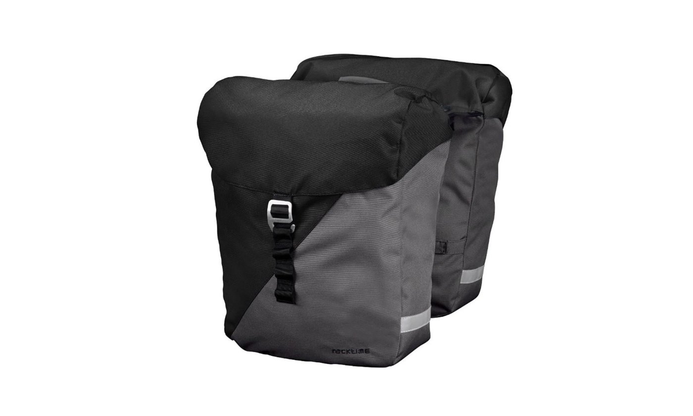 RACKTIME CARRIER BAG VIDA DOUBLE, 2X12L, FEKETE/SZÜRKE SNAPIT
