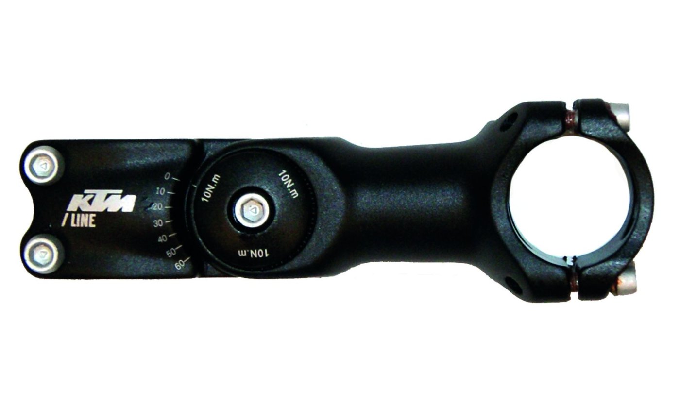 KTM LINE STEM ADJ. 0-60° 95MM FEKETE