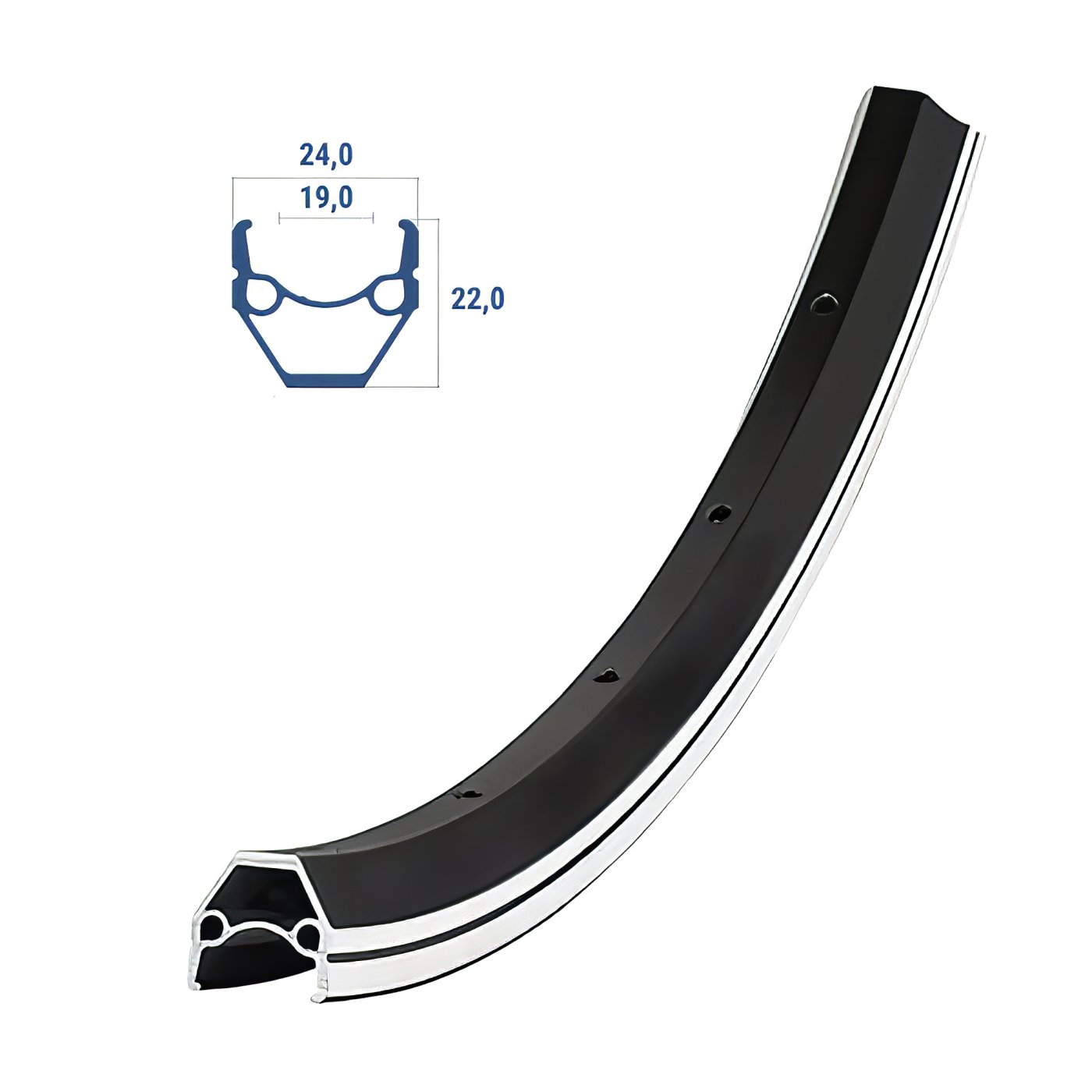 ABRONCS 622X19 DUPLAF.FEKETE 32L.CNC.BERETTA