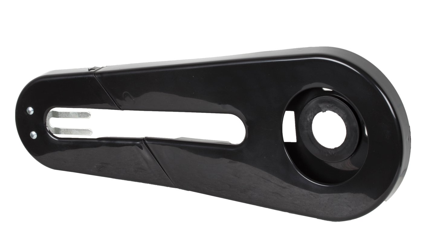 16 Műanyag láncvédő fekete