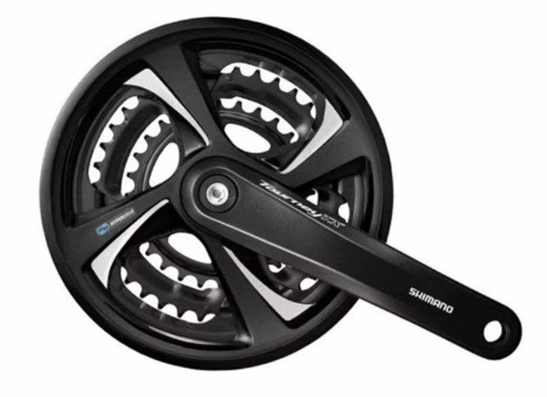 Shimano hajtómű FC-TX801, 7/8-Sebesség, 175mm, 48X38X28T