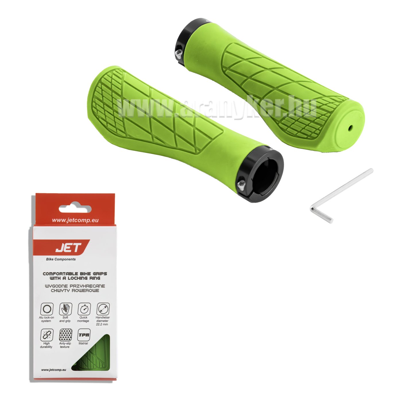 MARKOLAT JET GUMIS ERGOSLIM BILINCSES ZÖLD 133MM