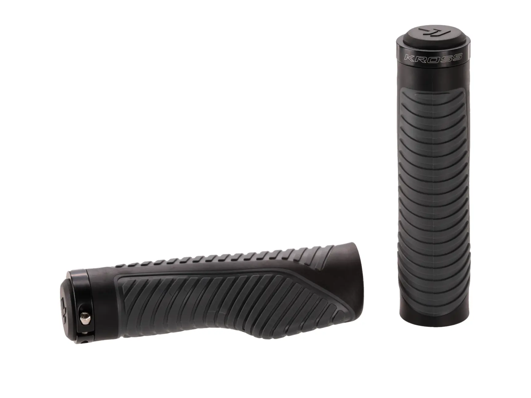 KROSS GRIPS SEMI ERGO BK/GY & 1 ALU ORING