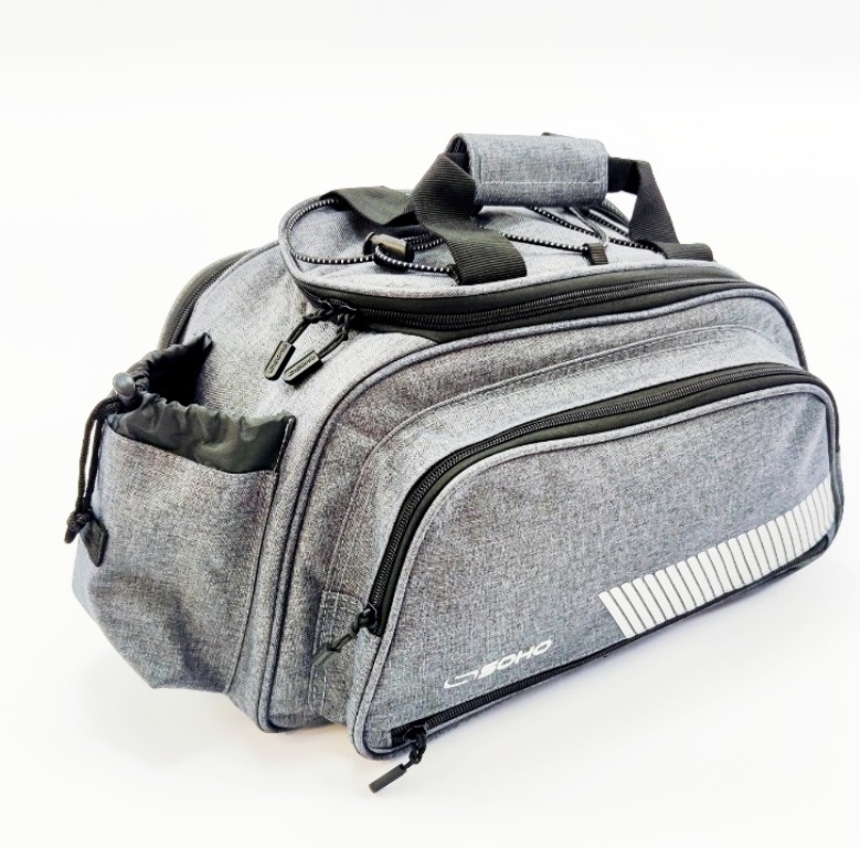 TÁSKA CSOMAGTARTÓRA SOHOCROSBY THERMO 20L.+KIHAJTHATÓ OLDAL REKESZ FEKETE-SZ