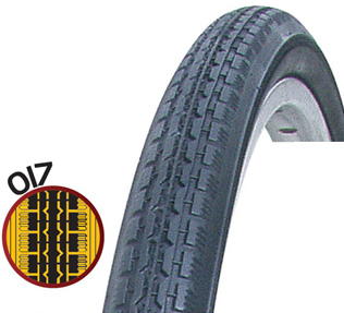 Vee Rubber kerékpáros külsõ gumi 37-584 26x1 1/2x1 3/8 VRB017 fekete-fehér