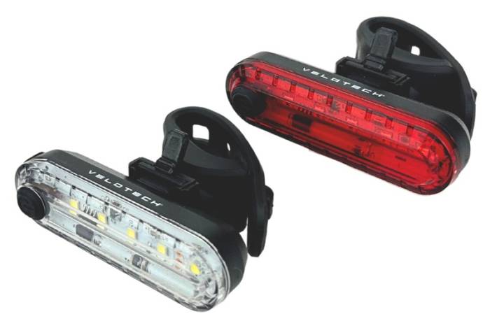 Lámpa VELOTECHszett 2x5LED USB