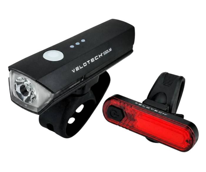 Velotech Lámpa szett 550 USB