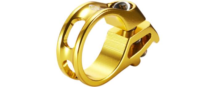 Sram-trigger-váltókhoz (X7-Xo) és XX   XX1-hez (Torx T25 csavarral együtt).  SRAM 22,2mm váltóhoz For Sram-Trigger-Shifters (X7-Xo) és XX   XX1 (Torx T25 csavar) 11 gr. arany - Reverse