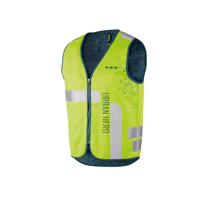 Urban Hero Jacket fényvisszaverő mellény sárga M-es méret - WOWOW - AKCIÓS!