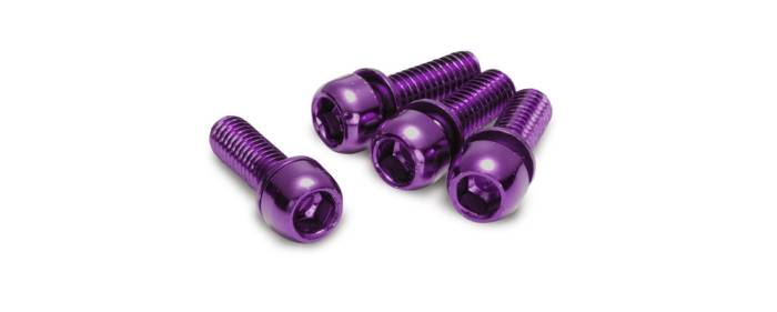 Tárcsafékhez Reverse csavar SZETT acél M6x18mm lila 4DB-OS CSOMAG