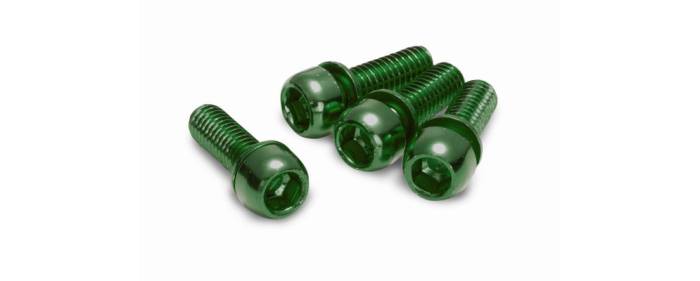 Tárcsafékhez Reverse csavar SZETT acél M6x18mm zöld 4DB-OS CSOMAG