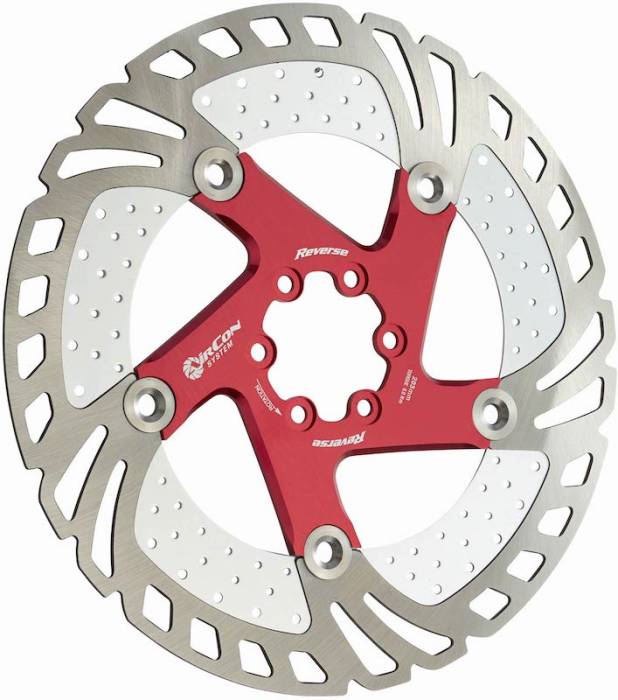 Féktárcsa Reverse AIRCON Ø203mm EXTRA HŐELVEZETŐVEL piros