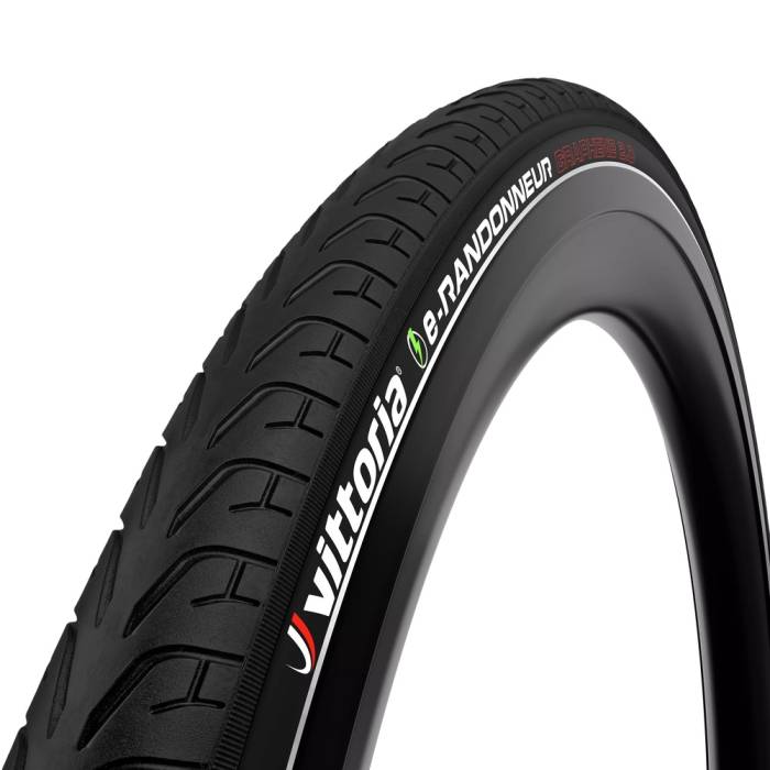 Külső Vittoria E-Randonneur 42-622 Double Shielding fekete REFLECTIVE rig. G2.0