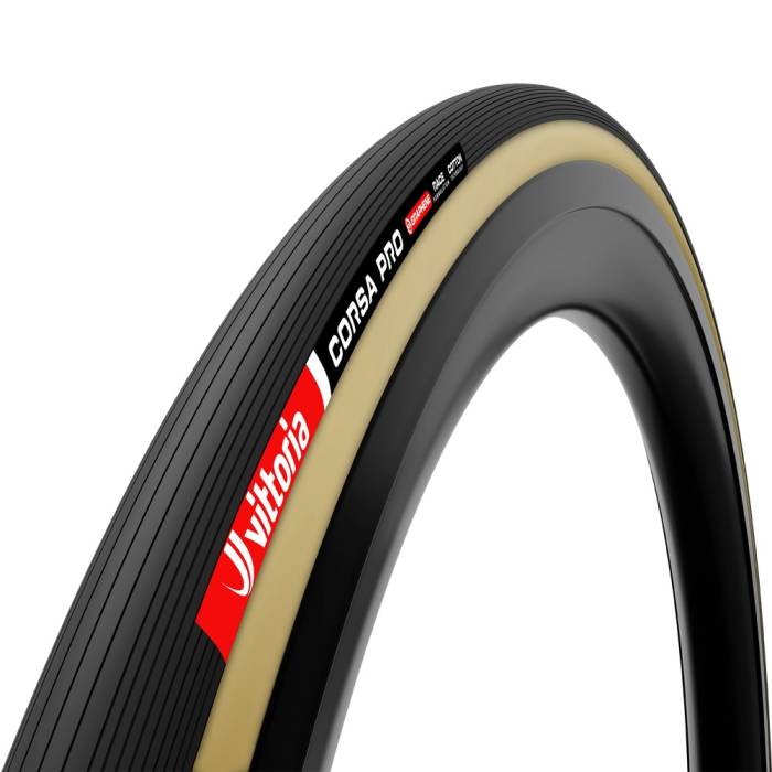 Szingó Vittoria Corsa Pro 25-622 295gr Cotton Kevlar® Corespun 320 TPI beige/fekete G2.0