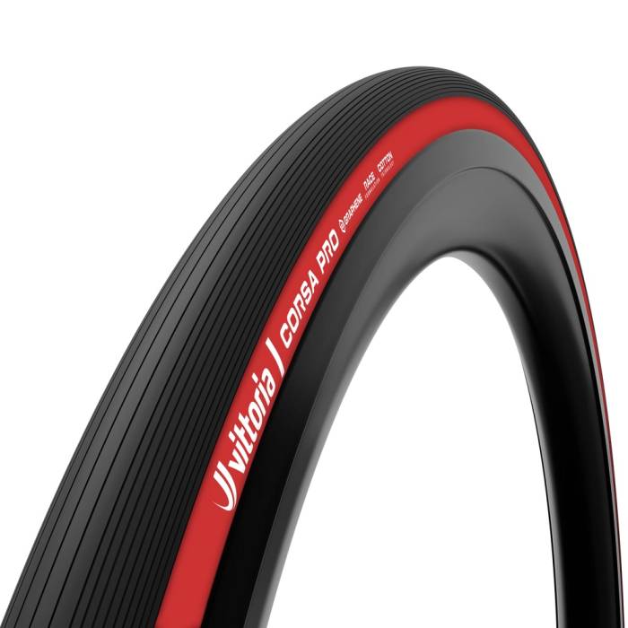 Külső Vittoria CORSA PRO TLR RED Limited 28-622 fekete/piros Graphene Silica 320TPI 208g