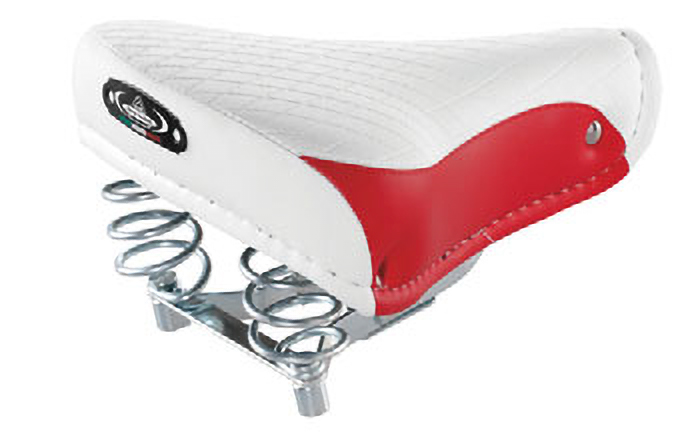 Nyereg Montegrappa 1750 CC EXPORT fehér/piros