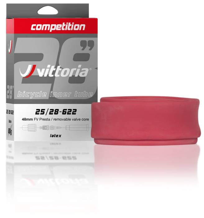 Belső Vittoria COMPETITION LATEX 19/23-622 (700x19/23c) szingósz. 75gr. RVC 48mm dobozos, AKCIÓS!