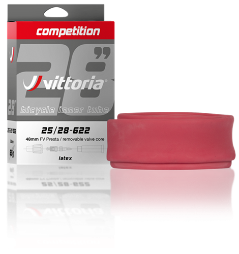 Belső Vittoria COMPETITION LATEX 25/28-622 (700x25/28c) 85gr. szingósz. RVC 48mm dobozos - AKCIÓS!