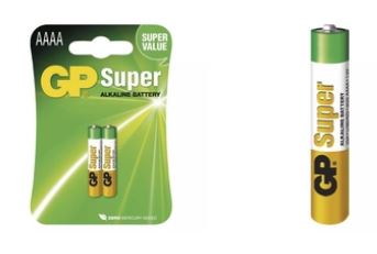 elem GP 1,5V-AAAA!!! 2db-os (SUPER alkaline)