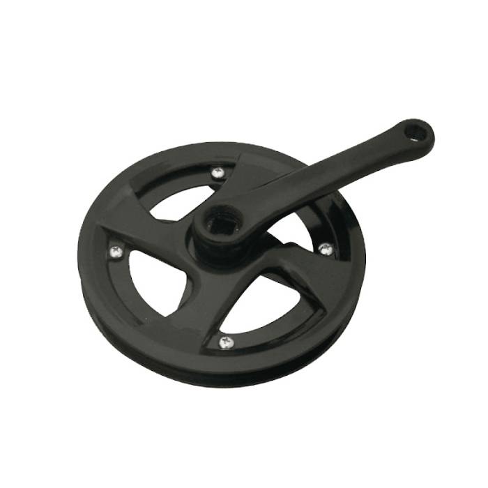 Hajtómű MVTek Junior 16" 1seb, 36fog, hajtókar hossz:127mm fekete, láncvédős