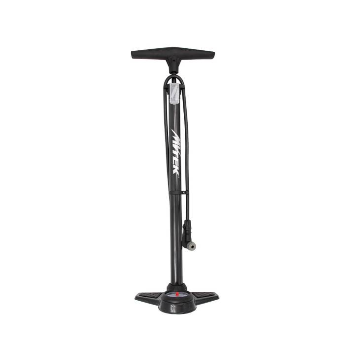 Pumpa MVTek  műhelypumpa, duplafejes, acél, fekete, 32x670mm 8/10Bar.