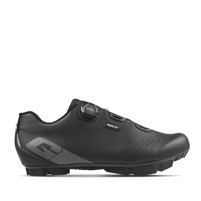 Cipő Gaerne MTB G.TRAIL WIDE 3885-001 1-boás fekete EU-44 lábhossz:27,9cm MY26