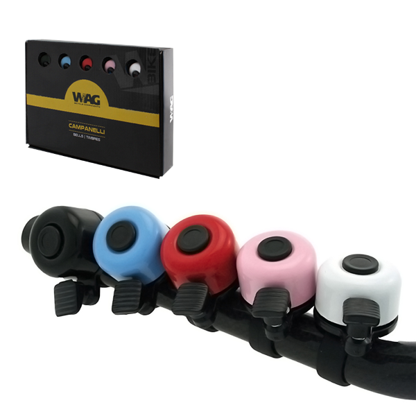 Csengő WAG Din-Din színes (fekete közepű)