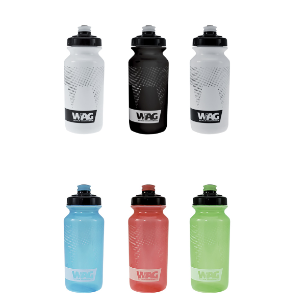 WAG kulacs (500ml) áttetsző PIROS BPA-mentes