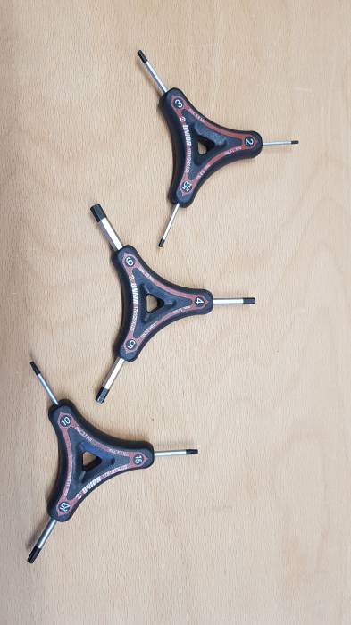 Szerszám Unior 1781/2HX-US (4x5x6), hármas inbuszkulcs (624909)