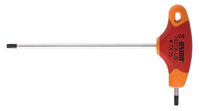 Szerszám Unior 193TX-US (TX15), Torx kulcs T-markolattal (625122)