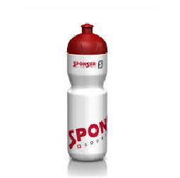 Sponser kulacs (750ml) - Fehér-piros, BPA-mentes