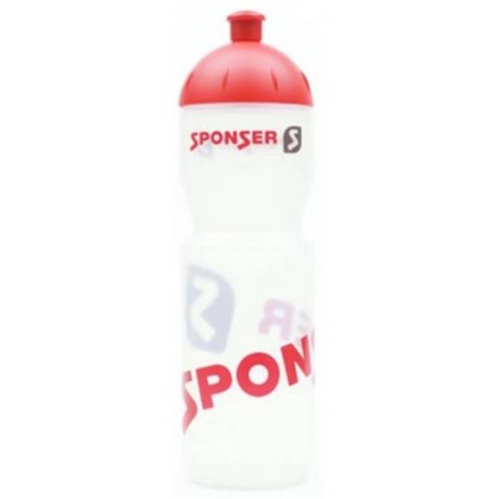 Sponser kulacs (750ml) - Átlátszó/piros, BPA-mentes